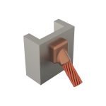 Molde tipo VS cable 2/0AWG-superficie de acero