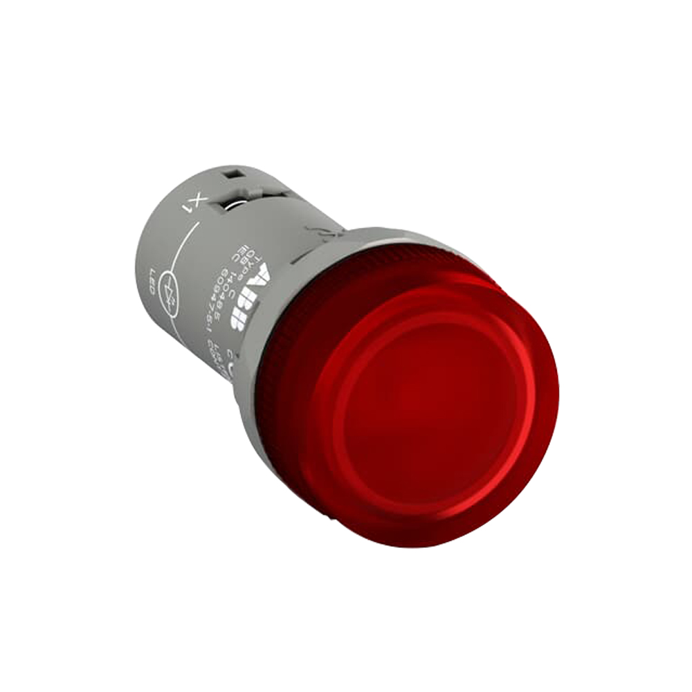 piloto-rojo-led-24vac-dc-22mm-ip66-integrado.jpg Piloto rojo LED 24VAC/DC 22mm IP66 integrado - Imagen 1