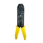 Prensa terminal manual de 1.5-4mm mango amarillo aislado 8