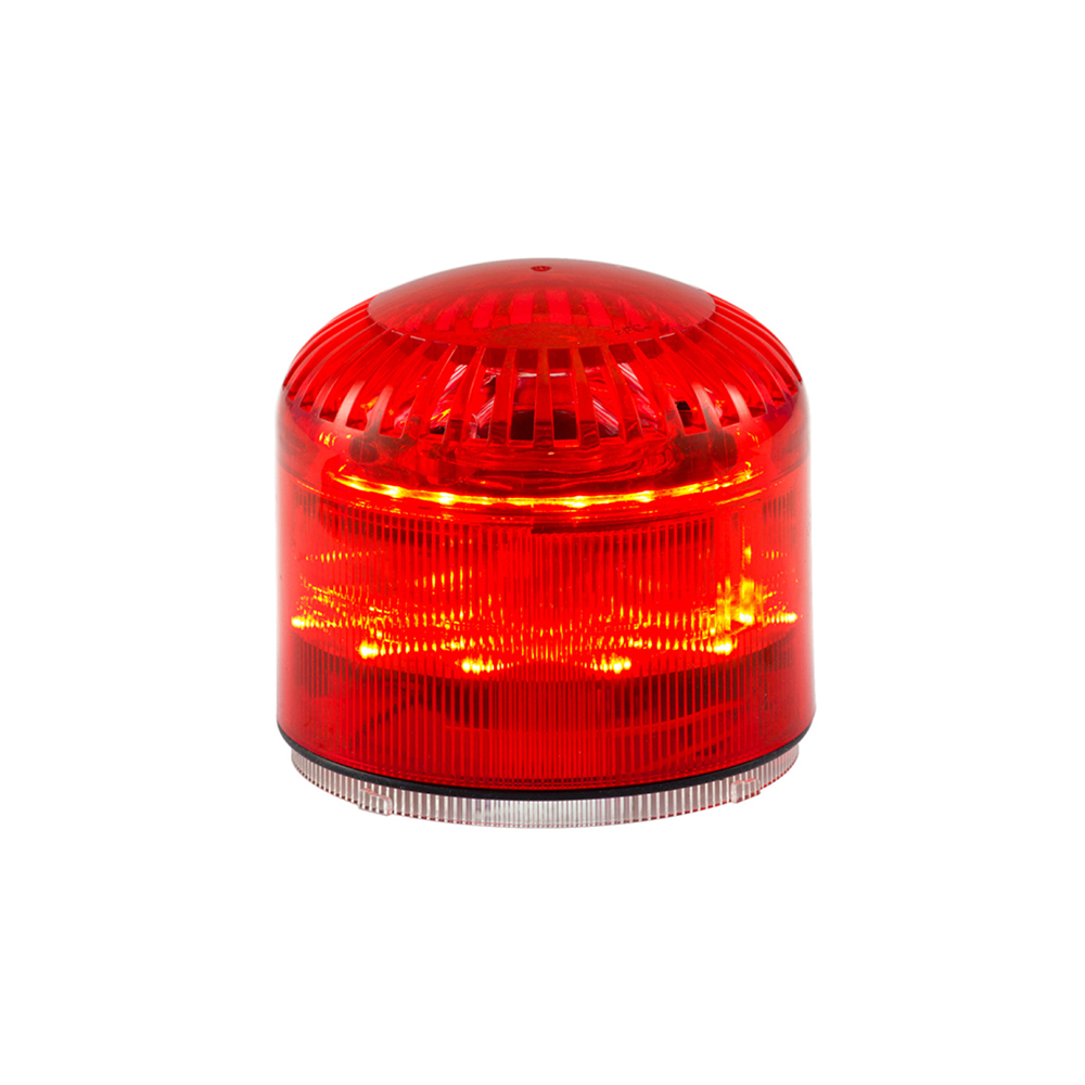 sirena-baliza-led-rojo-12-24vac-dc-115db-ip65-mline.jpg Sirena/baliza LED rojo 12/24VAC/DC 115dB IP65 (MLINE) - Imagen 1
