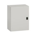 Tablero p/adosar metálico 1000x800x300mm con puerta c/plancha de montaje