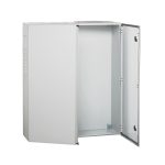 Tablero p/adosar metálico 1200x800x300mm con puerta c/plancha de montaje