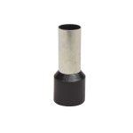 Terminal aislado sobremoldeado 4AWG (25mm2) L:16 negro x100und