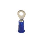 Terminal anillo aislado 14-16AWG 5/16" (8.4mm) azul