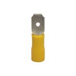Terminal enchufe macho aislado 10-12AWG amarillo x100und