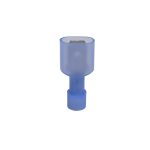 Terminal enchufe macho aislado 14-16AWG azul x100und