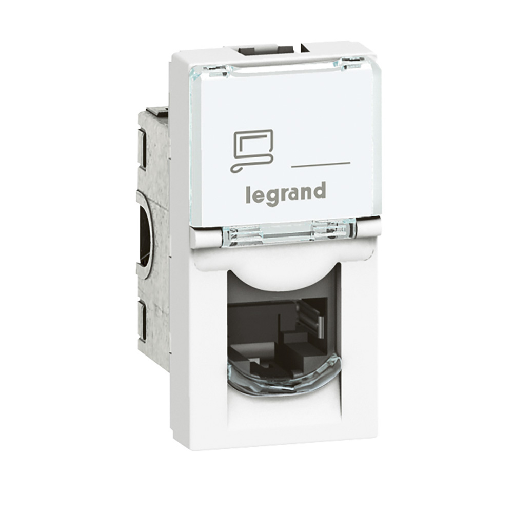 toma-rj45-utp-cat6-1-modulo-blanco-mosaic.jpg Toma RJ45 UTP CAT.6 1 módulo blanco Mosaic - Imagen 1