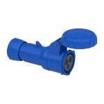 Tomacorriente aéreo industrial 2x16A+T 250V IP67 6h Pratika