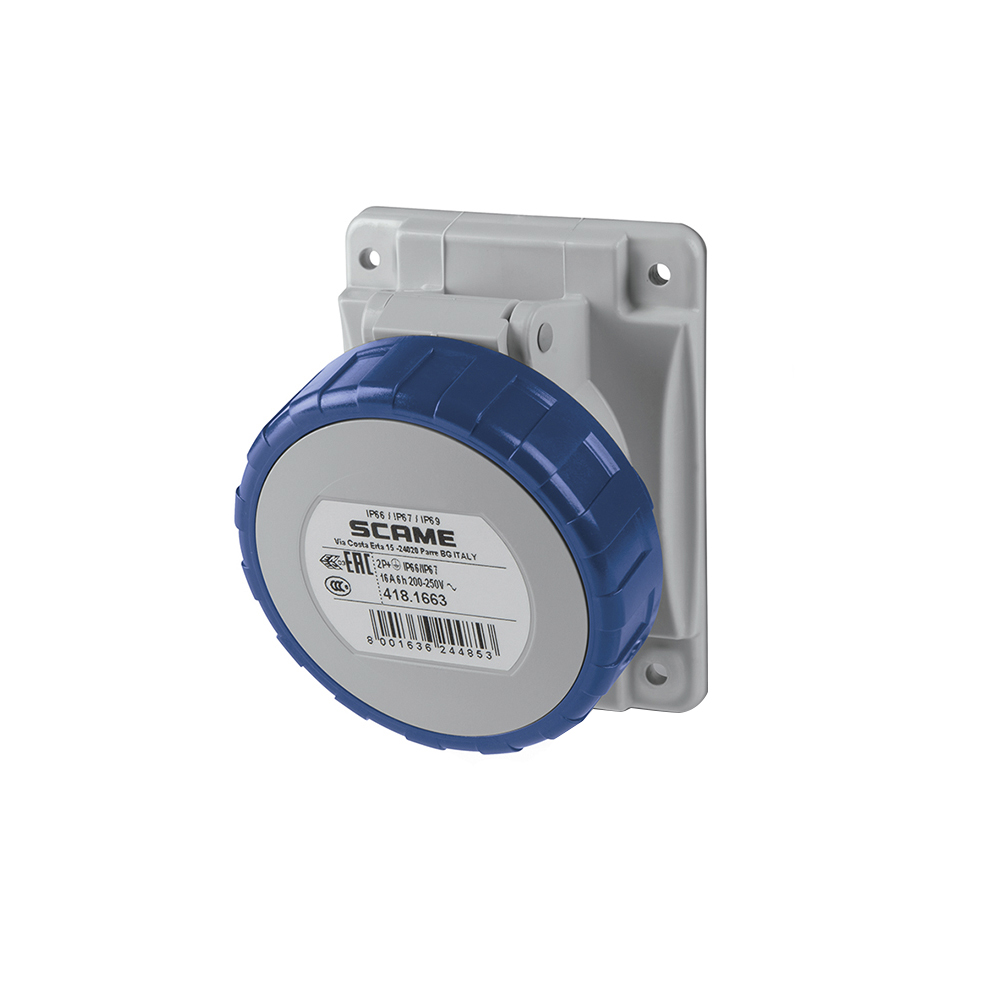 tomacorriente-p-empotrar-inclinado-2x16a-t-250v-ip67-6h-optima.jpg Tomacorriente p/empotrar inclinado 2x16A+T 250V IP67 6h Optima - Imagen 1