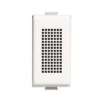 Zumbador 12VA 230V 80Db 1 módulo blanco Matix